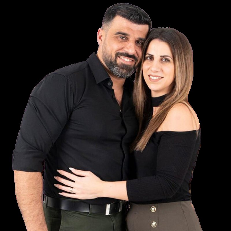 Portrait-Shooting: Paar-Studio vor schwarzem Hintergrund – Photography Ruel, Ebreichsdorf